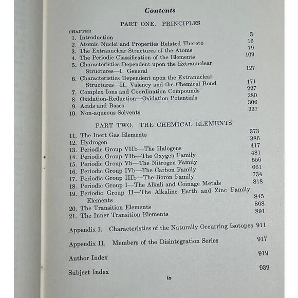 Vintage Inorganic Chemistry Book by Moeller. John Wiley & Sons. 1952 - Picture 6 of 6